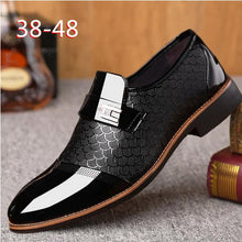 Load image into Gallery viewer, New Embossed Men&#39;s Leather Shoes Men&#39;s Leisure Single Shoes Men&#39;s Leather Shoes Leisure Shoes