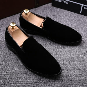 2016 Vintage Velvet Men Casual Shoe Summer Green Loafers Breathable Flats Slippers Mocassins Red Bottoms Men Shoe Zapatos Hombr