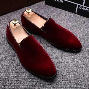 2016 Vintage Velvet Men Casual Shoe Summer Green Loafers Breathable Flats Slippers Mocassins Red Bottoms Men Shoe Zapatos Hombr