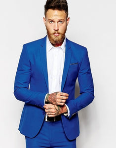 Fashion men suit 2019 slim fit men suits latest coat pant design wedding party blazer groom tuxedos costume homme JACKET+PANTS