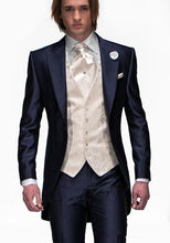 Load image into Gallery viewer, 2019 New Arrival Groom Tuxedo Black Groomsmen Notch Lapel Wedding/Dinner Suits Best Man Bridegroom